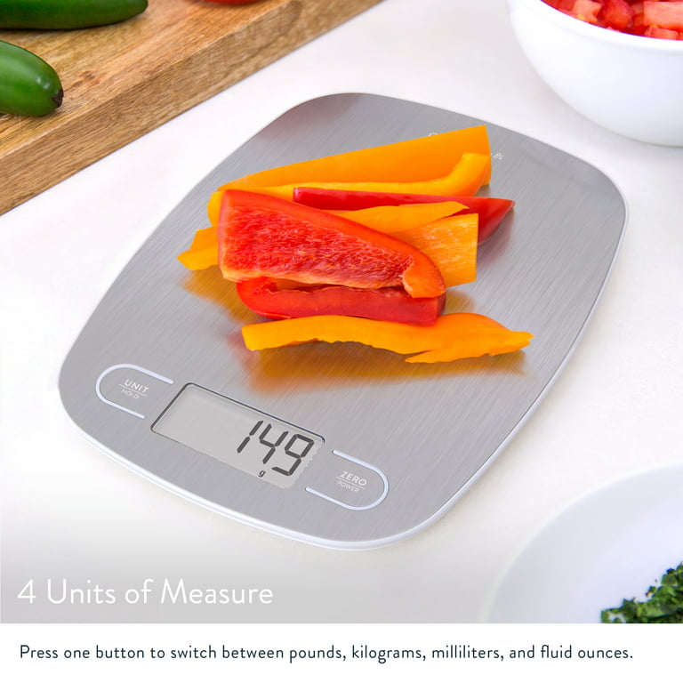 Digital Food Scale-measures in Grams Pounds Ounces Fluid Ounces &  Milliliters-ships Free and Fast 