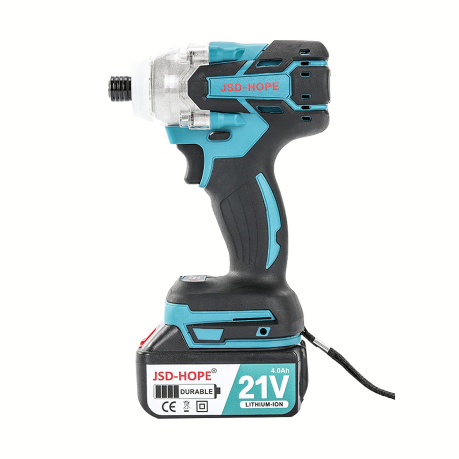 21V Brushless Cordless Impact Driver, Compact Electric Screwdriver Power Tool