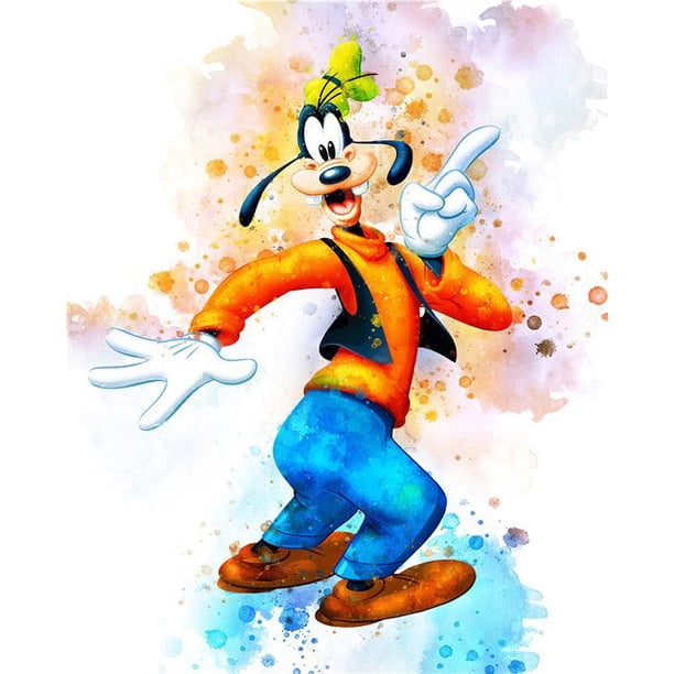 Disney Cartoon Posters Mickey Mouse and Donald Duck Canvas Painting and Prints Art Picture Birthday Gift for Kids Room Decor60x80cm Unframed Gao Jinjia LED