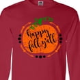 thumbnail image 4 of Inktastic Happy Fall Y'all Pumpkin Long Sleeve T-Shirt, 4 of 5
