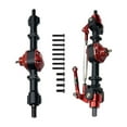thumbnail image 2 of 1/12 Front and Rear Axle Set Durable Upgrade Parts RC Car Accessories Front Rear black, 2 of 8
