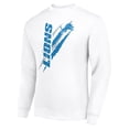thumbnail image 2 of Men's Starter White Detroit Lions Color Scratch Team Graphic Fleece Pullover Sweatshirt, 2 of 3