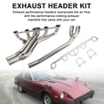 thumbnail image 2 of Stainless Exhaust Header Manifold Fit for Nissan 280Z 280ZX L28E 77-83 Fit Datsun, 2 of 16