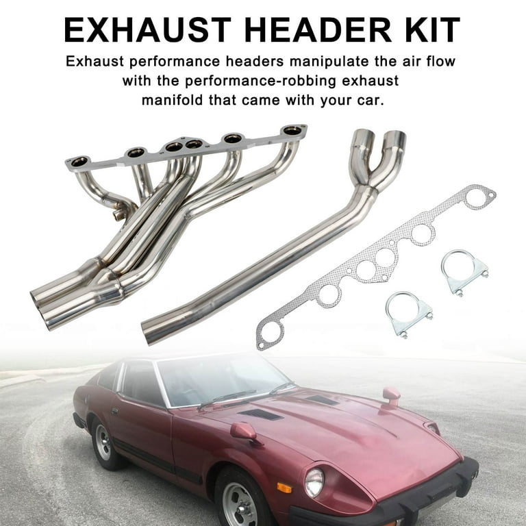 Stainless Exhaust Header Manifold Fit For Nissan 280Z 280ZX 44 OFF