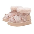 thumbnail image 2 of breaise Girls Boots, Kid Glitter Snow Boots Warm Winter Sequin Waterpoof Outdoor Fleece Booties, 2 of 8