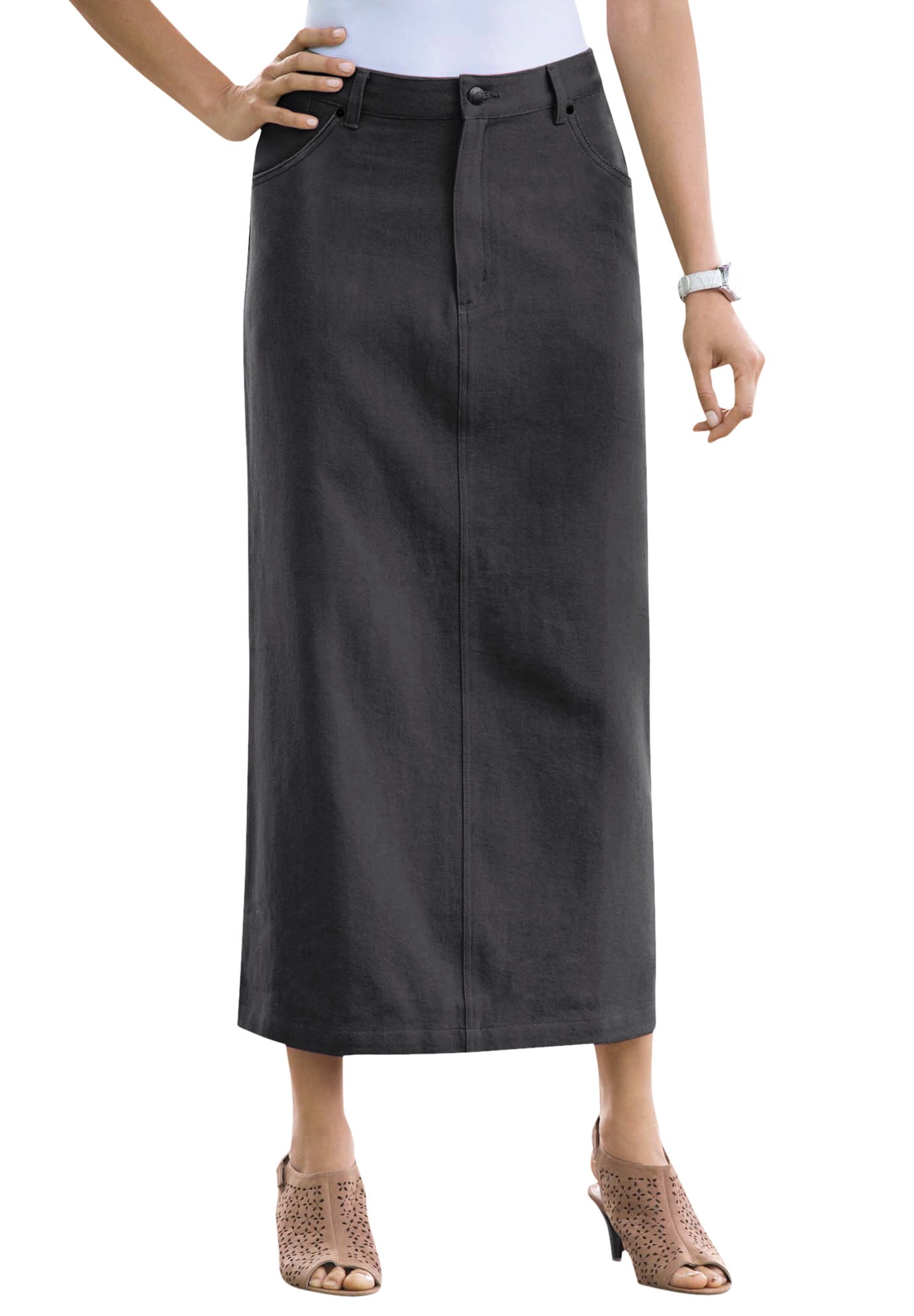 women's plus size maxi skirts jeans