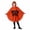 Orange, variant on jiaxiM Halloween Cape, Poncho Cloak, Halloween Poncho, Printed Outerwear, Lightweight Loose Fit Cape, All‑Season Holiday Wear, Fashion Outer Cloak