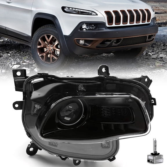For 2014-2018 for Jeep Cherokee HID/Xenon Headlight Lamp Assembly Passenger Right