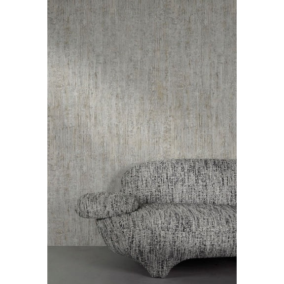 Ash Blue Faux Paved Cement Print Non Woven Non-Pasted Textured Wallpaper 57 Sq. Ft.