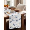 thumbnail image 4 of Sailboats Table Runner, Summer Blue Boat Seagull Beige Background Cotton Linen Kitchen Table Decoration Washable Dining Tabletop Runners for Home Party Decor 13x120 Inches, 4 of 9