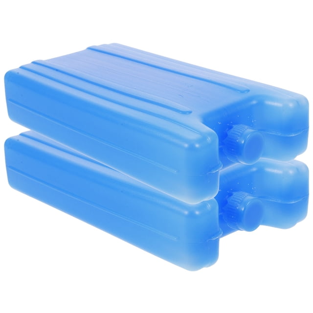 FUTUREORYY 2 Pcs Blocs Réfrigérants pour Glacières Bleus Étanches Réutilisables Blocs Réfrigérants pour la Conservation des Aliments et des Boissons