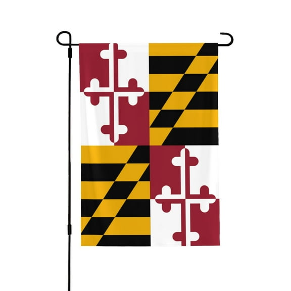 Maryland-Flag Pattern House Flag 28 X 40 Inch Garden Flag Decorative House Yard Double Sided Flag For Decoration