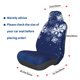 thumbnail image 3 of Balery Christmas Blue Funda de Asiento para Auto con Diseño - Cubierta Frontal Suave y Transpirable con Protector Antideslizante- 1 Unidad, 3 of 5