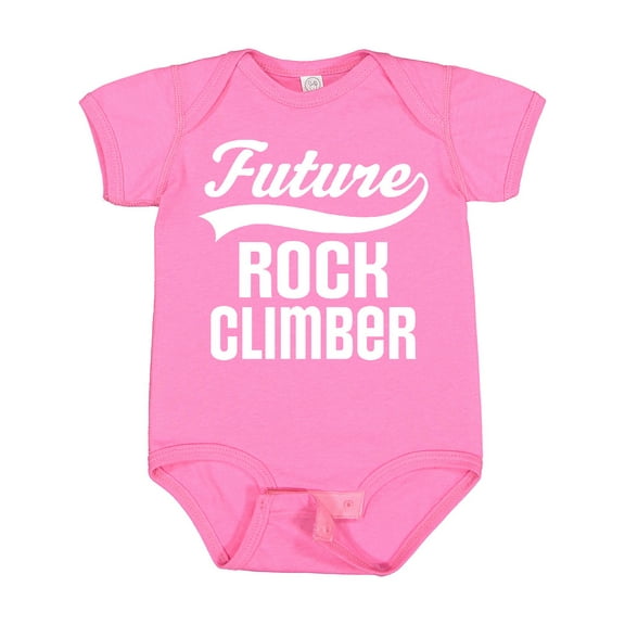 Inktastic Future Rock Climber Childs Climbing Boys or Girls Baby Bodysuit