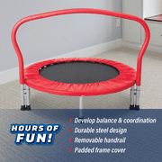 Mini Folding Trampoline, 36 Inch Diameter, For Kids 3+, by MinnARK