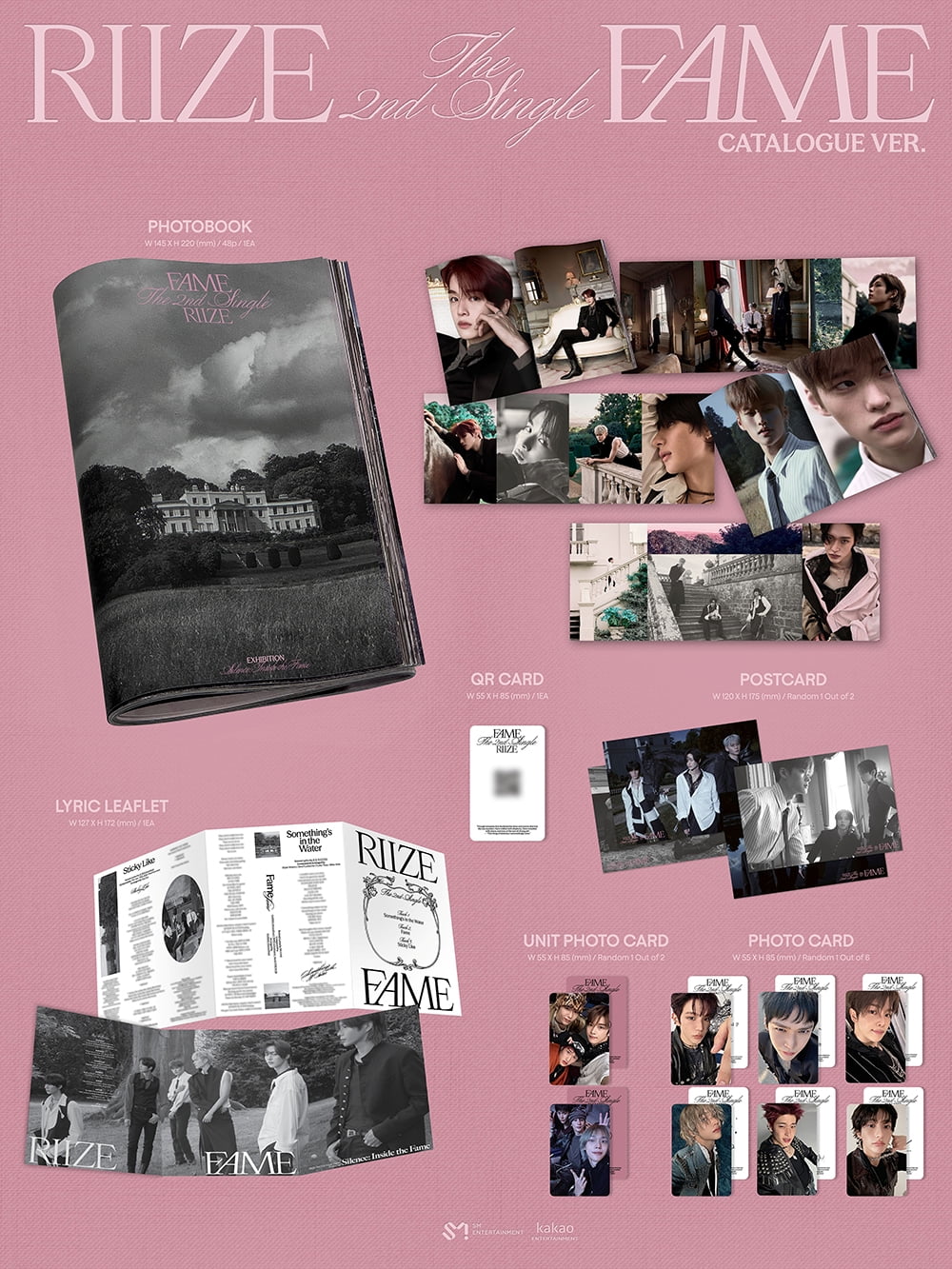 RIIZE - [FAME] 2nd Single Album CATALOGUE Version (smart album