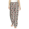 thumbnail image 2 of Lsque Christmas Cat Print Women's Pajama Pants, Lounge Pant - Comfortable Home Wear,Elastic Waistband, Stylish Design-X-Large, 2 of 9