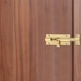 thumbnail image 2 of 6 Pcs Deadbolt Lock Brass Door Bolts Copper Safety Locks for Doors Slide Heavy Duty Staples Wood Assembly, 2 of 6