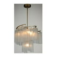 thumbnail image 2 of Maxim 39575WFLGS 25 in. Victoria 7 Light Golden Silver Single Pendant Ceiling Light, 2 of 8