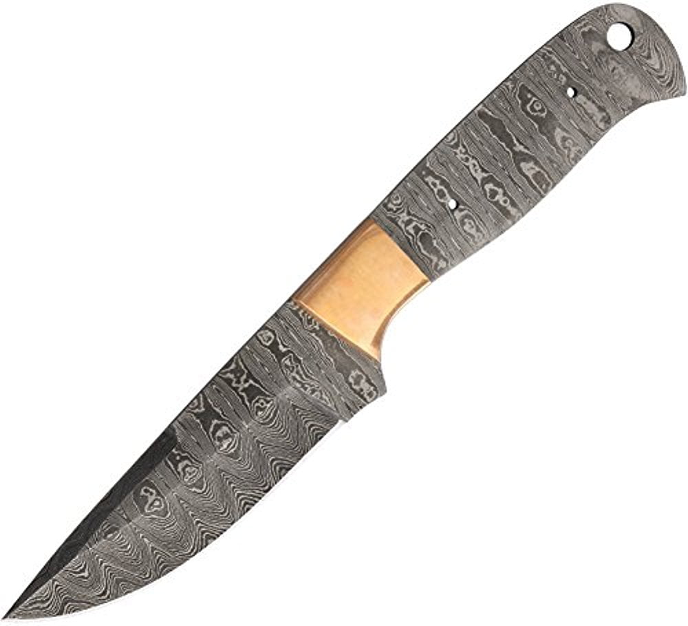 Knife Blade Damascus Copper