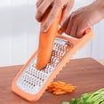 thumbnail image 2 of Lubelski Vegetable Slicer Super Sharp Double Sides Multi-purpose Stainless Steel Corrugated Net Carrot Cucumber Chopper Kitchen Tool, 2 of 8