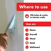 مركب Würth جاهز للاستخدام خفيف الوزن ، 1 جالون ، جيبسوم ، مخلوط مسبقًا