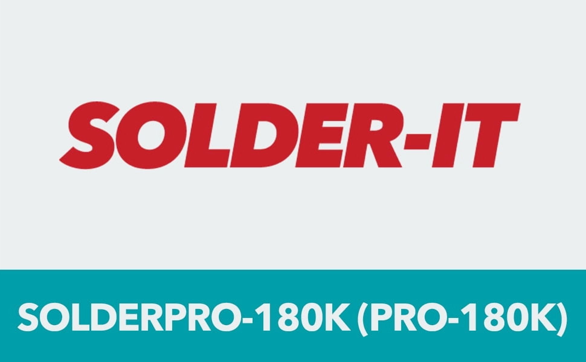 SolderPro 180 Soldering Iron Kit (PRO-180K) | Multi-Function Butane Heat Tool with Tips and Case | Cordless and Portable Soldering Gun | Home Improvement Tools and Soldering Kit Essential