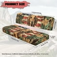 thumbnail image 7 of Uorisanigo UTV Bench Seat Cover Set for Kawasaki Mule 3010 Diesel 4x4 2003-2008, Dachshund Camo American Flag Mule Seat Cover Protector All Weather Protection, Replacement UTV Seats Cushion, 7 of 7