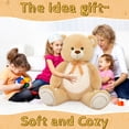 thumbnail image 7 of MorisMos 4.3ft Giant Teddy Bear Stuffed Animal Stuffed Big Teddy Bear Plush Toy, 7 of 7
