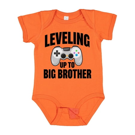 

Inktastic Leveling Up to Big Brother Gift Baby Boy Bodysuit