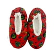 thumbnail image 1 of The Grinch Christmans Furry Red Womans Slippers, 1 of 3