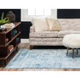 thumbnail image 4 of Unique Loom 3134065 9 x 12 ft. Casino Sofia Rectangular Rug, Light Blue, 4 of 6