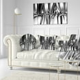 thumbnail image 1 of Black White Crystal Background - Abstract Canvas Art Print, 1 of 3