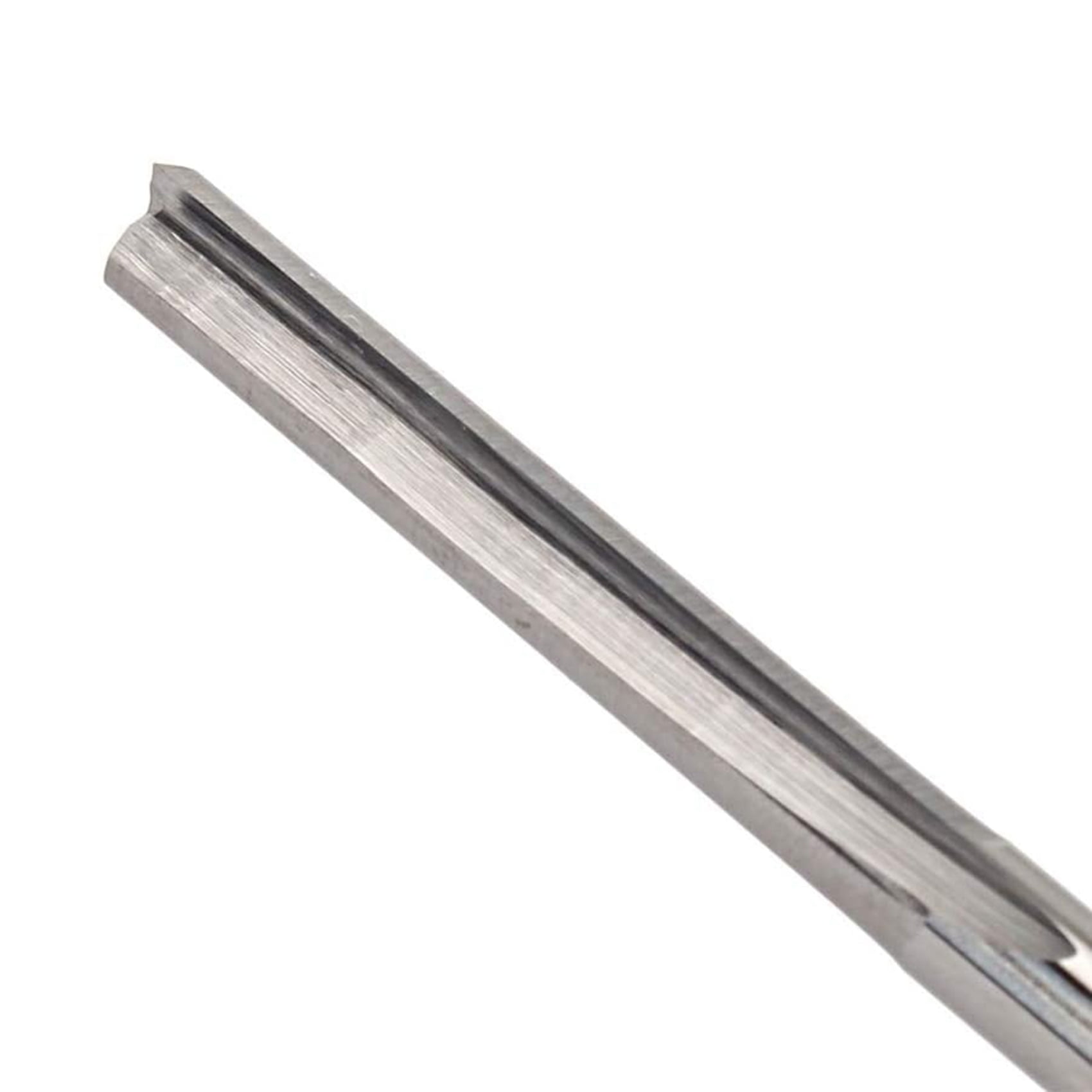 20PCS 3.175mm Dia. Edged Tungsten Steel Milling Cutter 2 CNC Cutting Straight Slot Bit, Flute Length 22mm