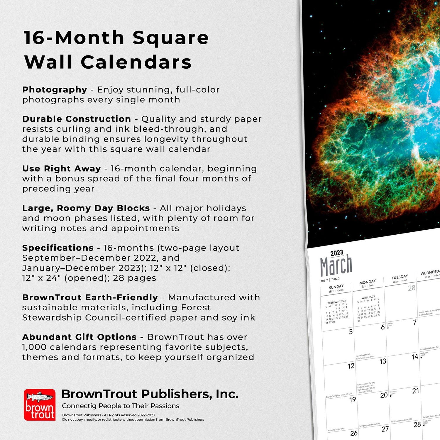 Hubble Space Telescope 2023 Square