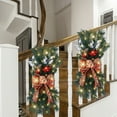 thumbnail image 4 of BJUTIR The Cordless Prelit Stairway Trim Christmas Wreaths For Front Door Holiday Wall Window Hanging Ornaments For Indoor Outdoor Home Xmas Decor, 4 of 9