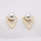 thumbnail image 1 of Pendientes geométricos creativos Hugo Imitación Joyería Elegante para Mujer, 1 of 8