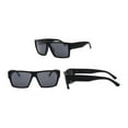 thumbnail image 2 of New Unisex Gangster Style All Black 4-Piece Sunglasses, 2 of 5