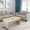White Wash, variant on Homebia Designs Handmade Wooden Coffee Table - Pre-Assembled Rectangular Foldable Living Room Centre Table with Magazine & Paper Storage, Space-Saving Design - 40 Inch Burnt Antique Finish