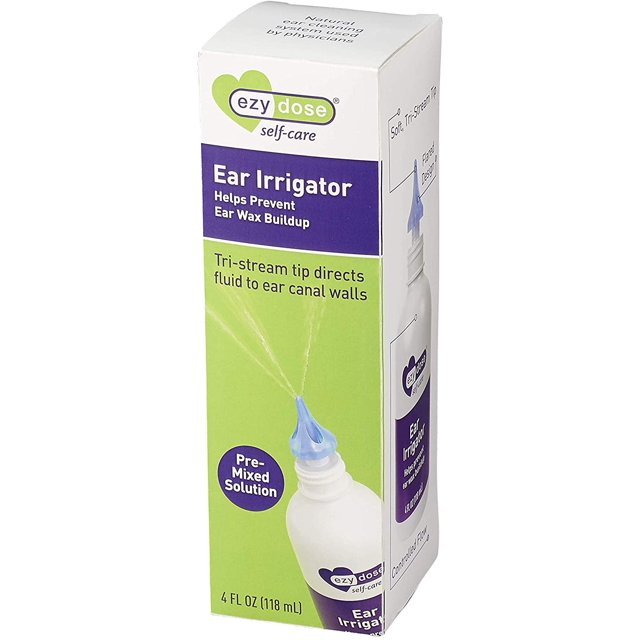 Ezy Dose Ear and Ear Wax Cleaner for Humans, Solution with TriStream