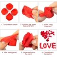 thumbnail image 3 of 1200pcs Red Rose Petals, Artificial Flowers For Decoration, 3 of 5