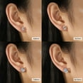 thumbnail image 7 of SFTING Cubic Zirconia Stud Earrings for Women Men Hypoallergenic 925 Sterling Silver Post Earrings 8A CZ 7*9 Oval Cut Stud Earrings for Sensitive Ears Yellow, 7 of 7