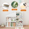 thumbnail image 5 of Hironpal Kids Bookshelf Nursery Bookcase for Kids with Cubby and Blackboard Book and Toy Storage Organizer Dollhouse Book Shelf for Kids Room, 5 of 11