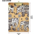 thumbnail image 3 of FMSHPON Elephant Clipboard Hardboard Wood Nursing Clip Board and Pull for Standard A4 Letter 13x9 inches, 3 of 7