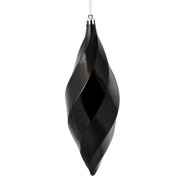 Vickerman M183117S Ornement Tourbillon Brillant Noir 8 Po. 6 par Sac