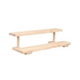 thumbnail image 4 of Segolike Wood Display Riser Jewelry Organizer Rack Fashion Decoration Collectibles Display Stand Showcase Fixtures for Figurines Hotel 2 Layer, 4 of 8