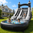 thumbnail image 5 of Commercial Water Slide and Splash Pool with Blower for Kids 14FT, 5 of 10