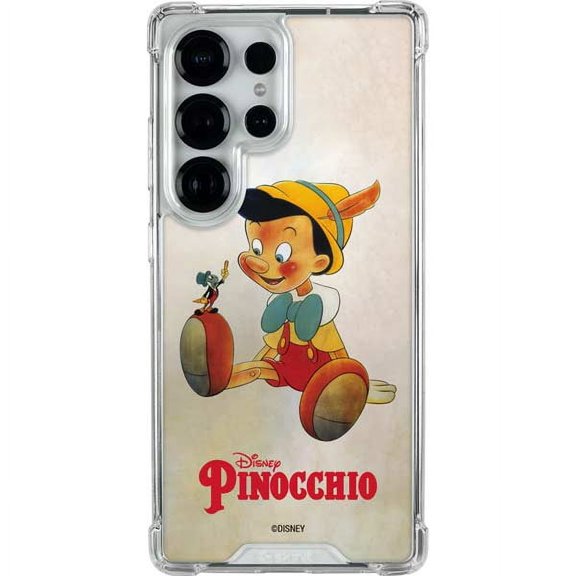 Skinit Disney Pinocchio Vintage Portrait Galaxy S25 Ultra Clear Case