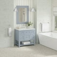 thumbnail image 4 of James Martin Vanities 36" Single Vanity, Light Natural Oak w/ 3 CM Ethereal Noctis Top, 4 of 7