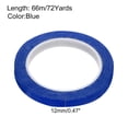 thumbnail image 2 of 1 Rolls Blue 0.47 Inch x 72 Yards Polyester Film Electrical Tape PET Tape High Temperature Heat 12mm x 66m, 2 of 6
